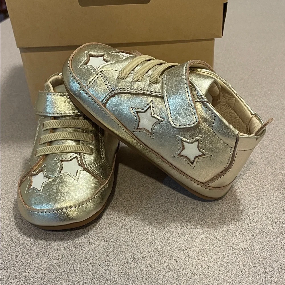 Old Soles Leather Baby Walker Shoes - High Splash  New with Tags Size US 7